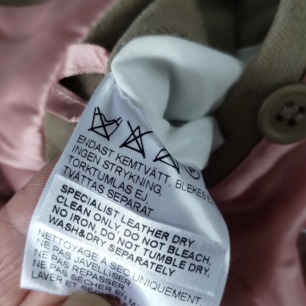 Acne Shearling Cotton Jacket XS - Picture 6 of 9
